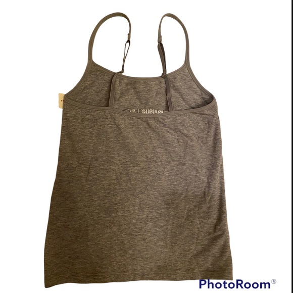 NWT PINK VICTORIA’S SECRET LOUNGE CAMI GRAY LOUNGEWEAR LAYERING TOP TANK - Picture 2 of 9